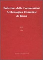 Bullettino della Commissione archeologica comunale di Roma. Vol. 91\1