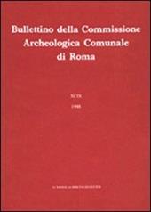 Bullettino della Commissione archeologica comunale di Roma. Vol. 89\2