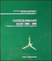 Castelraimondo. Scavi (1988-1990). Vol. 1: Lo scavo