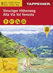 Alta via Val Venosta-Vinschger Höhenweg 1:25.000