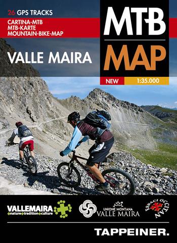 Valle Maira. Mountain-bike-map 1:35.000  - Libro Tappeiner 2018 | Libraccio.it