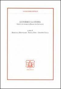 Le forme e la storia. Scritti in onore di Biagio De Giovanni  - Libro Bibliopolis 2012, Saggi Bibliopolis | Libraccio.it