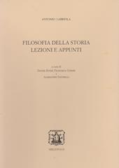 Filosofia della storia. Lezioni e appunti