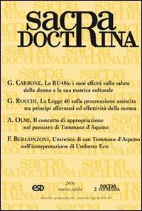 Sacra doctrina (2003). Vol. 48  - Libro ESD-Edizioni Studio Domenicano 2006, Sacra doctrina | Libraccio.it
