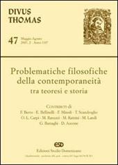 Problematiche filosofiche della contemporaneità tra teoresi e storia