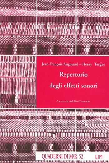 Repertorio degli effetti sonori - Jean F. Augoyard, Henry Torgue - Libro LIM 2004, Quaderni di Musica/realtà | Libraccio.it