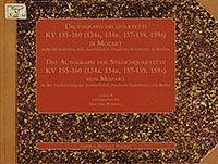 L' autografo dei quartetti KV 155-160 (134 A, 134 B, 157-159, 159 A) di Mozart nella Musikabteilung della Staatsbibliothek (Preussischer Kultur Besitz) di Berlino - Wolfgang Amadeus Mozart - Libro LIM 2006 | Libraccio.it