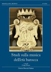 Studi sulla musica dell'età barocca