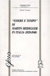 «Essere e tempo» di Martin Heidegger in Italia (1928-1948)