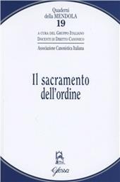 Il sacramento dell'ordine