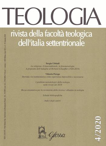 Teologia  - Libro Glossa 2021, Quodlibet | Libraccio.it