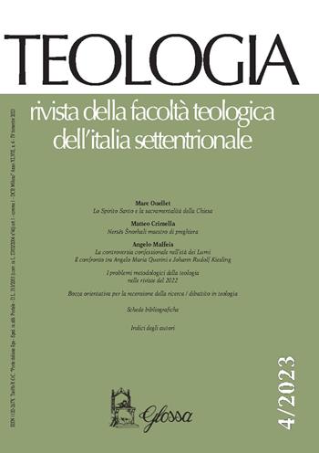 Teologia (2023). Vol. 4  - Libro Glossa 2024 | Libraccio.it