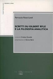 Scritti su Gilbert Ryle e la filosofia analitica