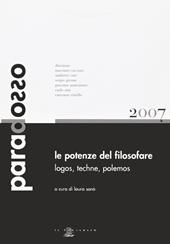 Le potenze del filosofare. Lógos, téchne, pólemos