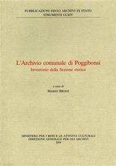 L' archivio comunale di Poggibonsi. Inventario della sezione storica