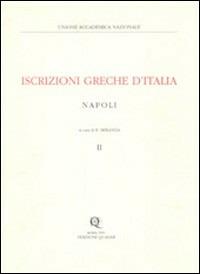 Napoli II - Elena Miranda - Libro Quasar 1995, Iscrizioni greche d'Italia | Libraccio.it