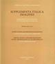 Roma (CIL, VI). Vol. 4: Napoli, Museo Archeologico nazionale. Verona, Museo Lapidario Maffeiano, Museo Archeologico al Teatro Romano.  - Libro Quasar 2014, Supplementa Italica. Imagines | Libraccio.it