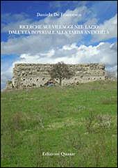 Ricerche sui villaggi nel Lazio dall'età imperiale alla tarda antichità