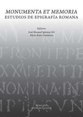 Monumenta et memoria. Estudios de Epigrafía romana