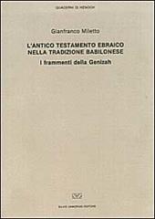 L' antico Testamento ebraico nella tradizione babilonese. I frammenti della Genizah