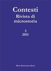 Contesti. Rivista di microstoria (2015). Vol. 3