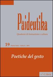 Paideutika. Vol. 19: Poetiche del gesto.