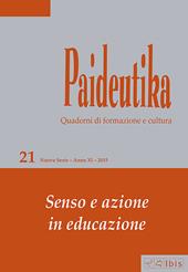 Paideutika. Vol. 21: Senso e azione in educazione