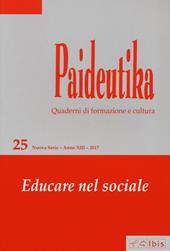 Paideutika. Vol. 25: Educare nel sociale