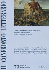 Il confronto letterario. Quaderni di letterature straniere moderne e comparate dell'Università di Pavia (2019). Vol. 73