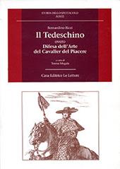 Il tedeschino overo difesa dell'arte del cavalier del piacere