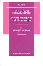 Consigli pratici per una tesi di laurea in scienze filologiche e del linguaggio