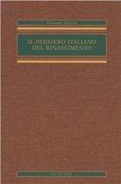 Il pensiero italiano del Rinascimento
