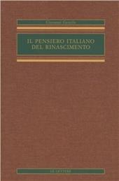 Il pensiero italiano del Rinascimento