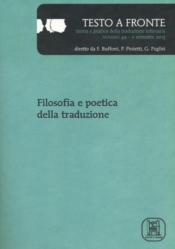 Testo a fronte. Vol. 49  - Libro Marcos y Marcos 2014 | Libraccio.it