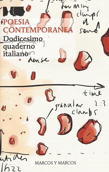 Dodicesimo quaderno italiano di poesia contemporanea  - Libro Marcos y Marcos 2015, I testi di testo a fronte | Libraccio.it