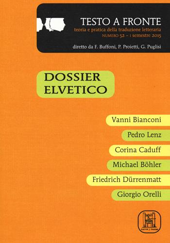 Testo a fronte. Vol. 52  - Libro Marcos y Marcos 2015, Testo a fronte | Libraccio.it