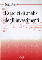 Esercizi di analisi degli investimenti