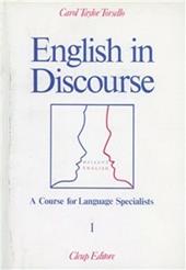 English in discourse. A course for language specialists. Vol. 1