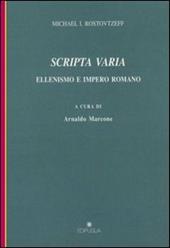 Scripta varia. Ellenismo e impero romano