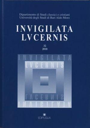 Invigilata lucernis. Vol. 32  - Libro Edipuglia 2011, Univ. Bari-Dip.studi classici e cristiani | Libraccio.it