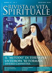 Rivista di vita spirituale (2013). Vol. 3: Il «metodo» di Teresa per un'Europa «ri-formata».