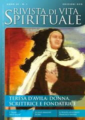 Rivista di vita spirituale (2014). Vol. 1: Teresa d'Avila. Donna, scrittrice e fondatrice.