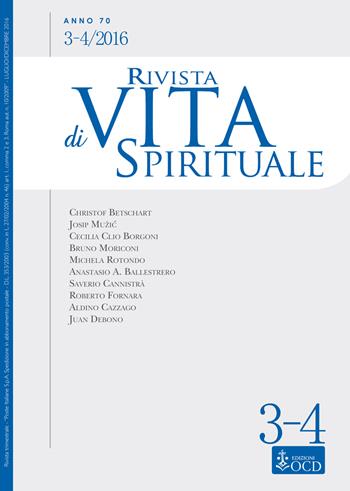 Rivista di vita spirituale (2016). Vol. 3-4  - Libro OCD 2017, Rivista di vita spirituale | Libraccio.it