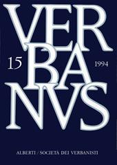 Verbanus. Rassegna per la cultura, l'arte, la storia del lago. Vol. 15