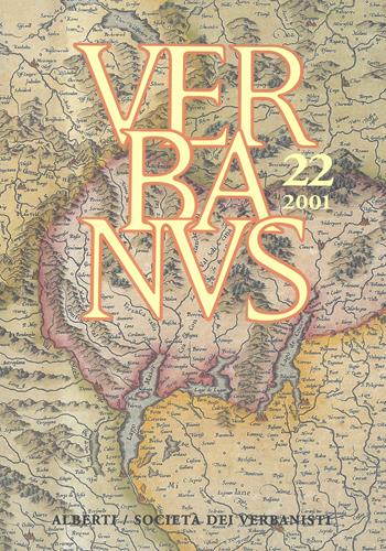 Verbanus. Rassegna per la cultura, l'arte, la storia del lago. Vol. 22  - Libro Alberti 2001, Verbanus | Libraccio.it