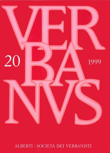 Verbanus. Rassegna per la cultura, l'arte, la storia del lago. Vol. 20  - Libro Alberti 2009, Verbanus | Libraccio.it