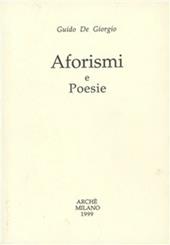 Aforismi e poesie