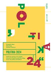 Politika. Annuario di politica dell’Alto Adige (2024)