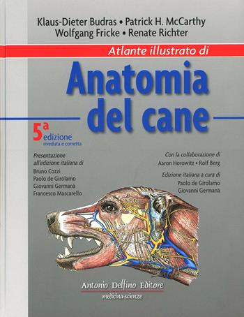 Atlante illustrato di anatomia del cane - Dieter Budras - Libro Antonio Delfino Editore 2011 | Libraccio.it