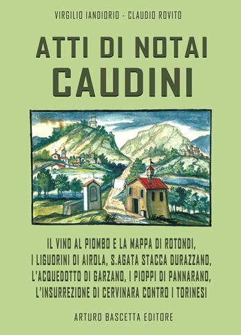 Atti di notai caudini. Il vino al piombo e la mappa di Rotondi, Liguorini di Airola, S.Agata sfila Durazzano, Acquedotto e Garzano, pioppi a Pannarano, insurrezione di Cervinara contro i torinesi - Virgilio Iandiorio - Libro ABE 2023, Il baule | Libraccio.it